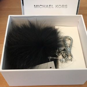 Michael Kors key charm black - brand new
